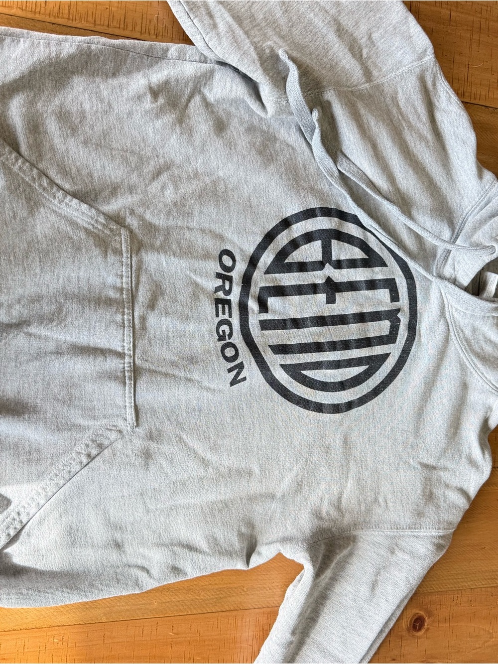 Aeropostale Light Gray Pullover Hoodie